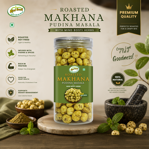 Roasted Makhana Pudina Masala