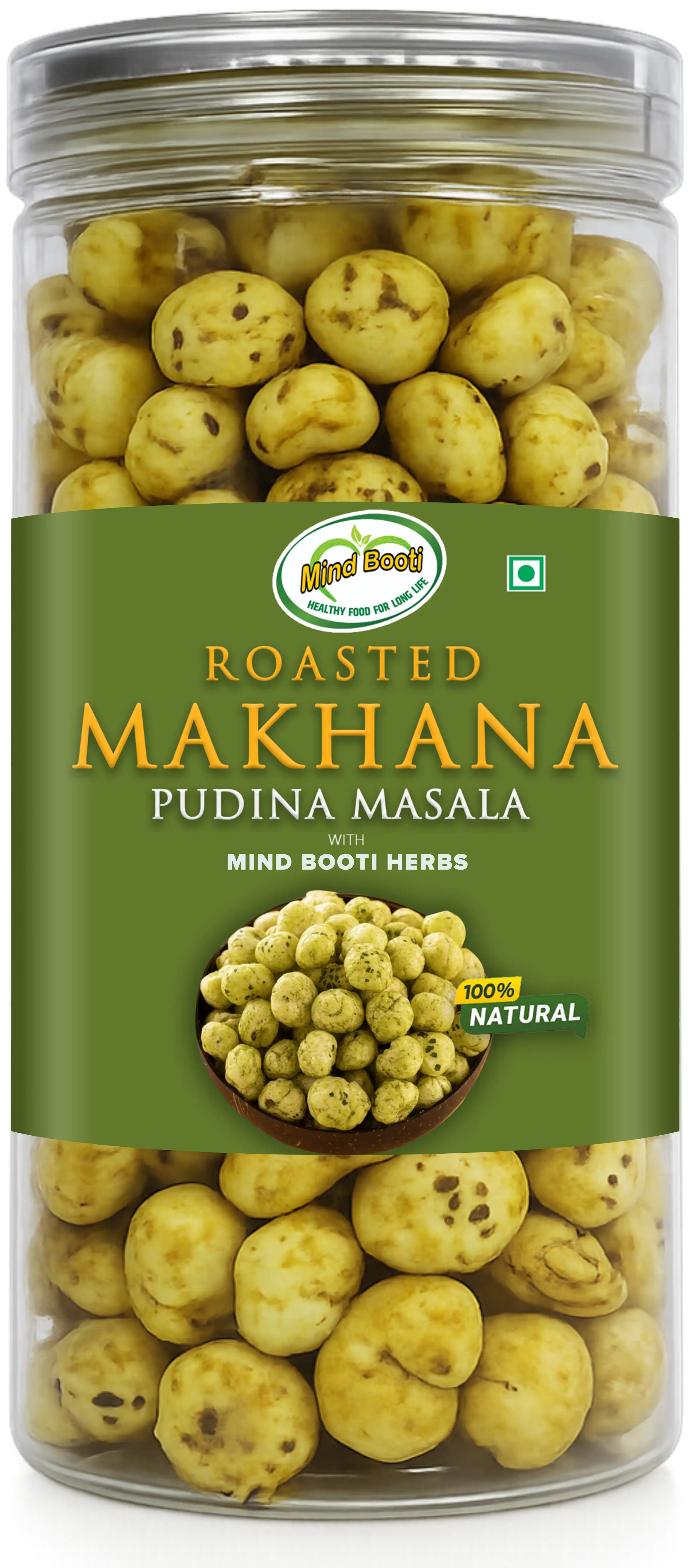 Roasted Makhana Pudina Masala